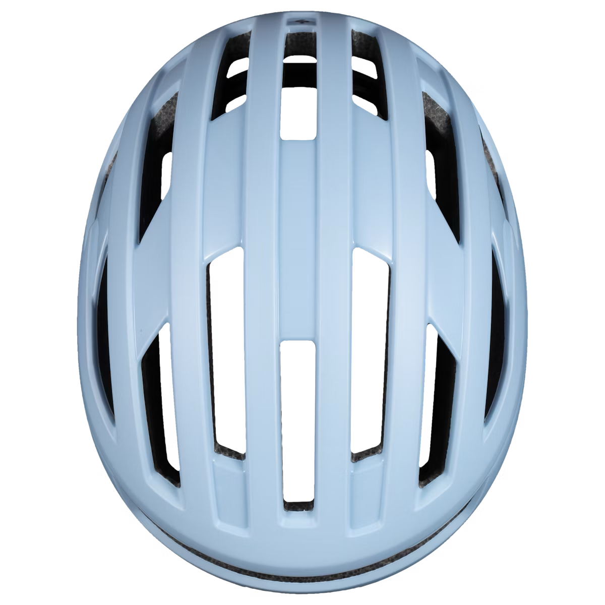 Front view of Fluxer MIPS Helmet in Frost Blue with ventilation holes