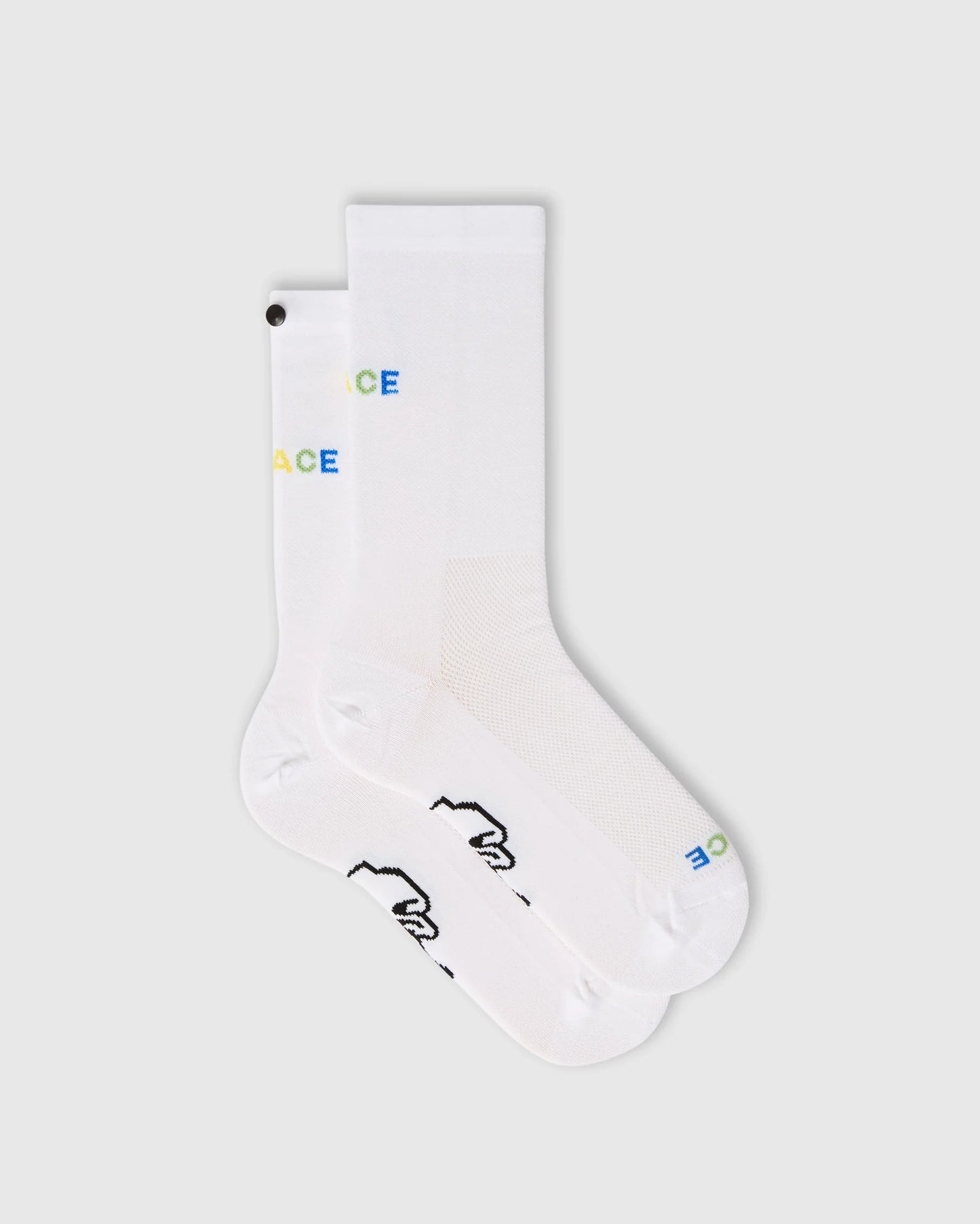 Rolling Harmony Socks - White