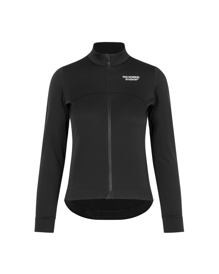 Women's Essential Thermal Long Sleeve Jersey - Black