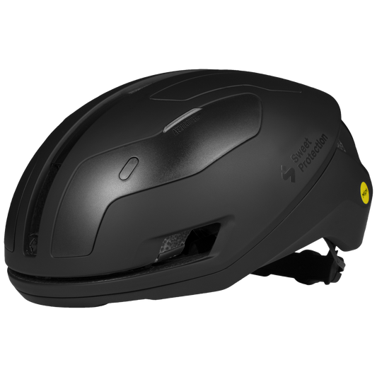 Matte black Falconer Aero 2Vi® Mips helmet designed for ultimate aerodynamic performance and enhanced safety for cyclists.