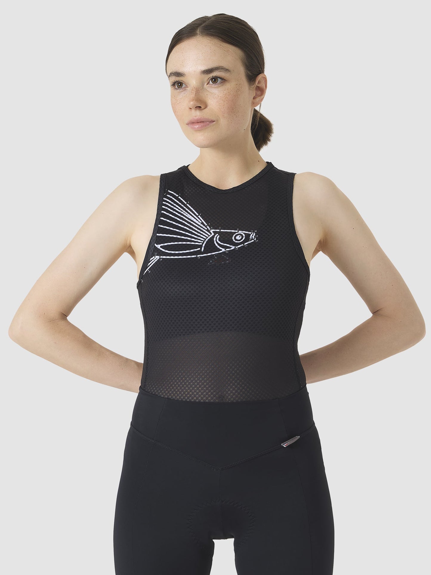 Women's Liliane Base Layer - Dots Anthracite