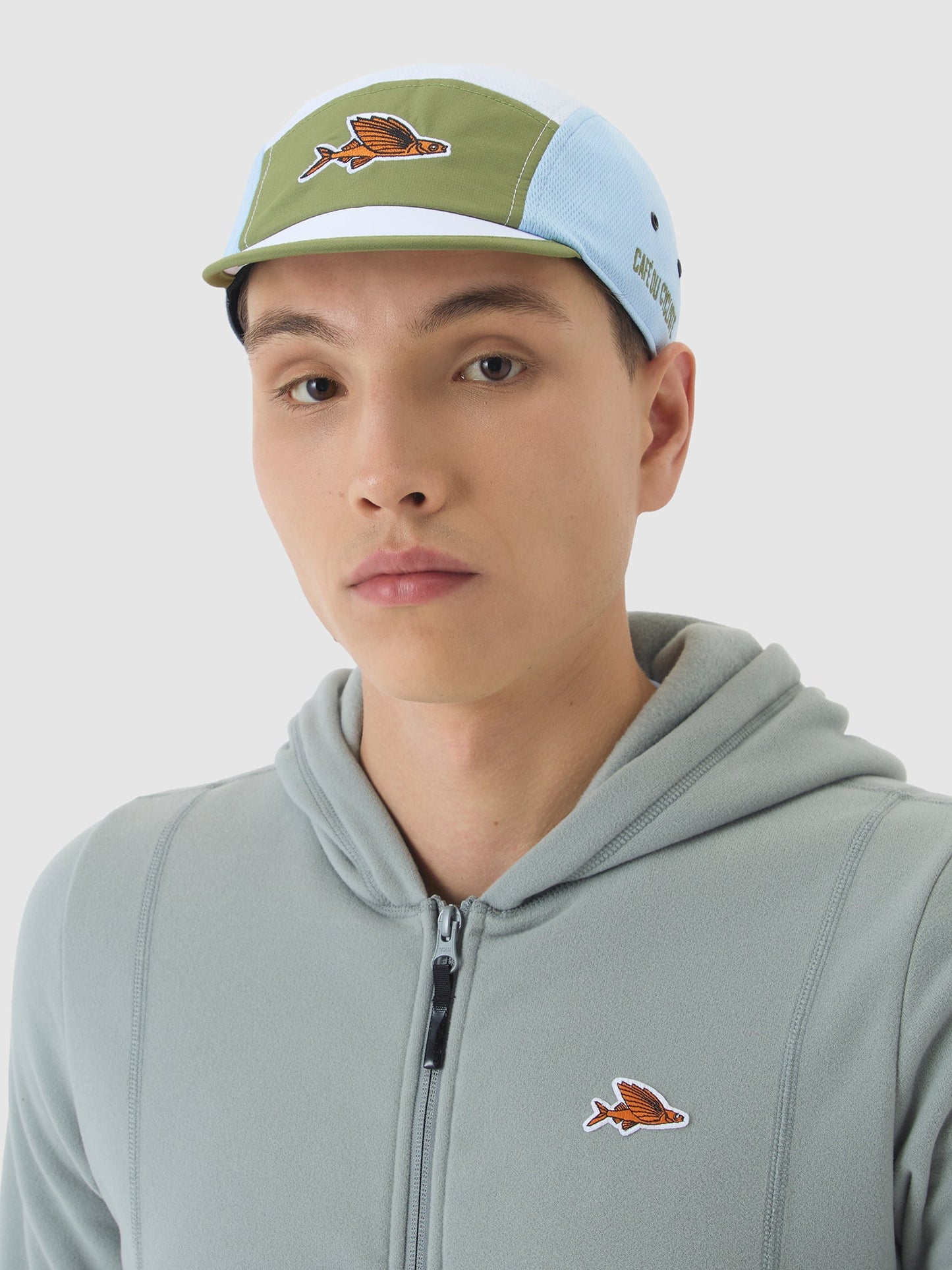 Gravel Summer Cap - Khaki Ice Blue