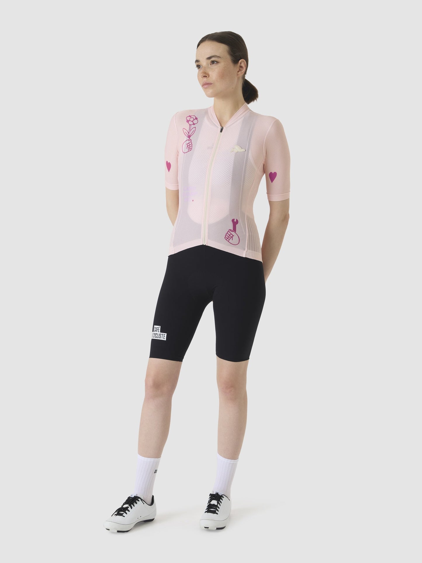 Women's Angeline Jersey - Card Sharp Rosa