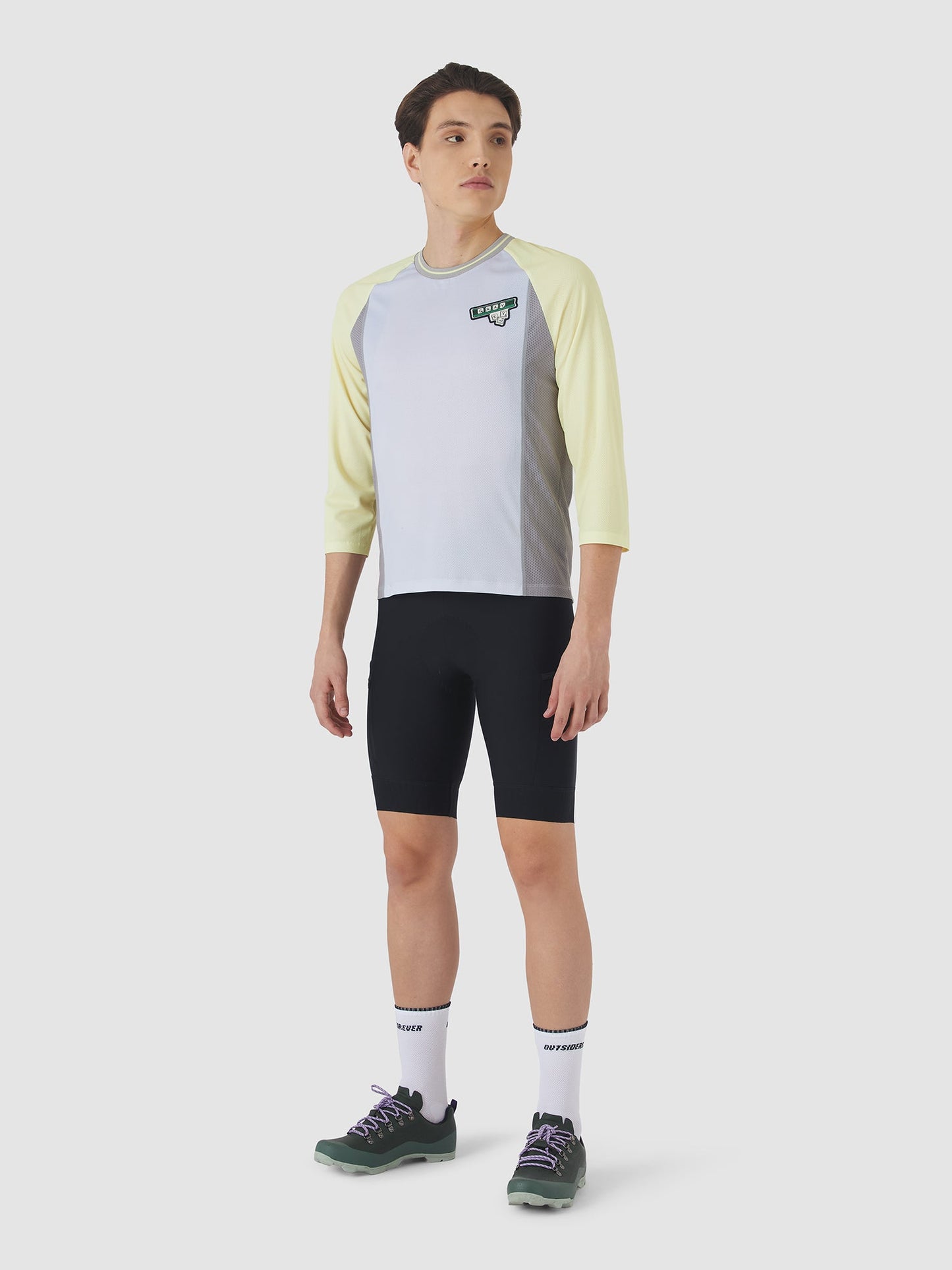 Men's Barbara Jersey - Scrabble Naples Yellow Grey