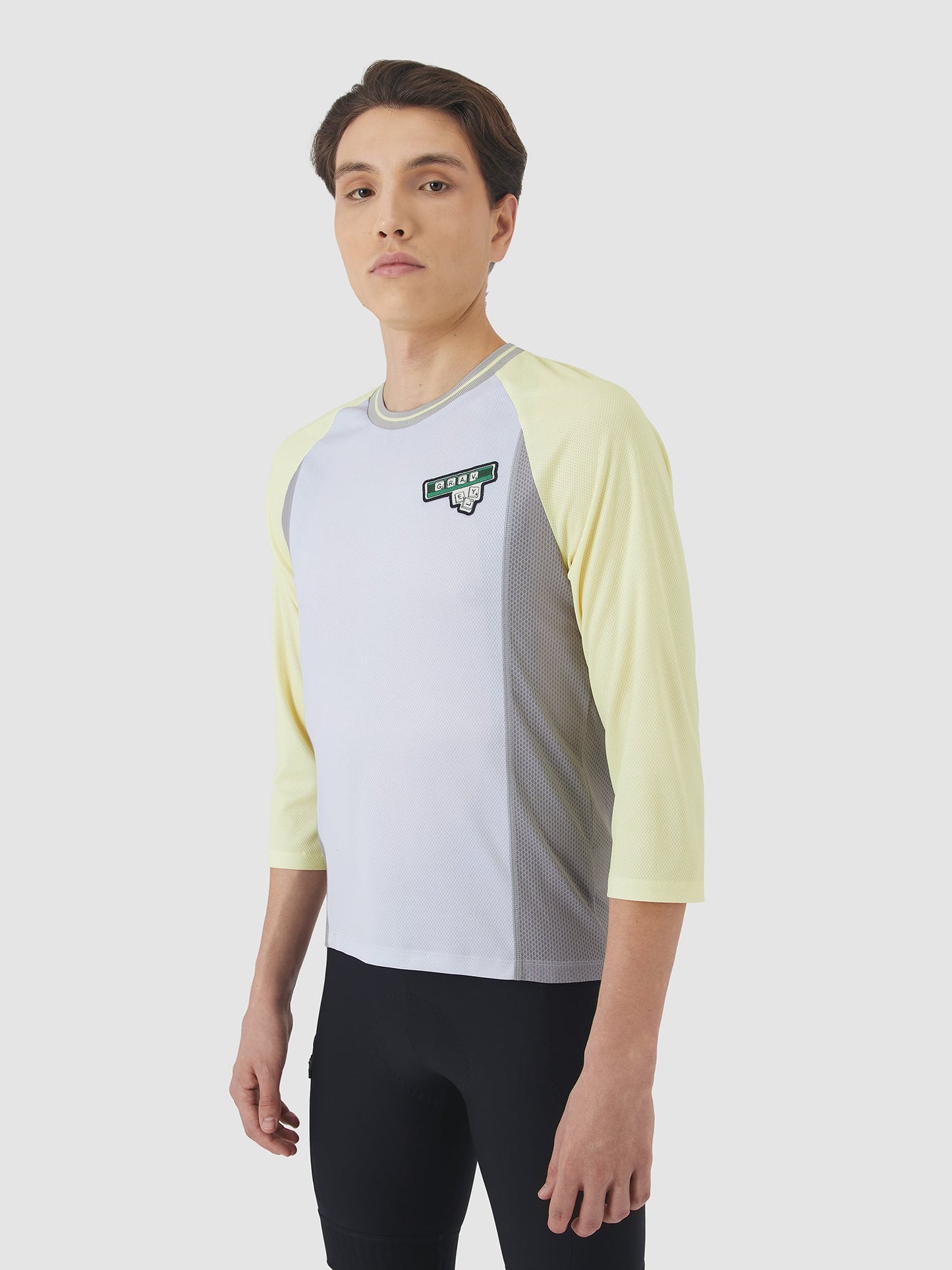 Men's Barbara Jersey - Scrabble Naples Yellow Grey