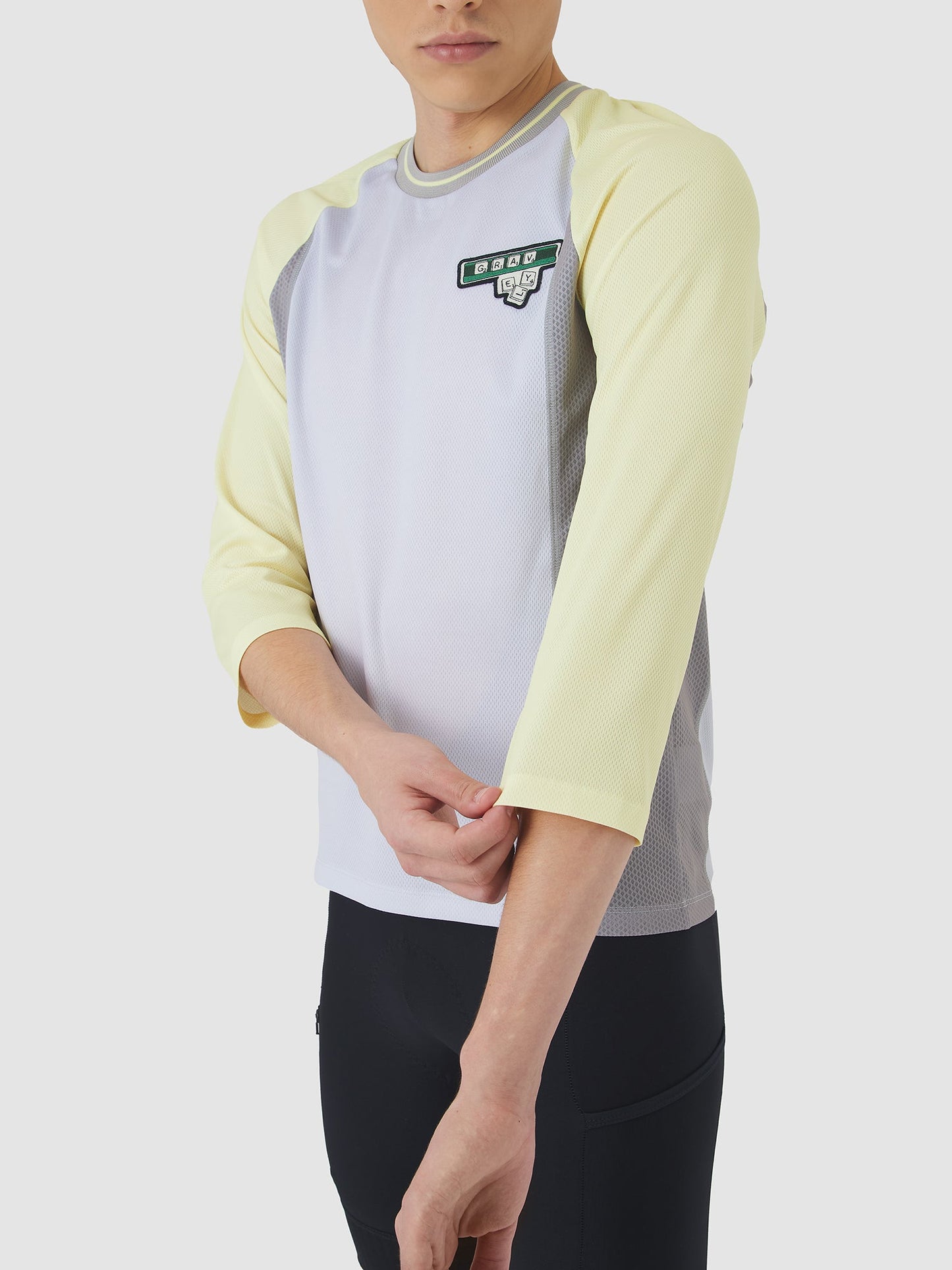 Men's Barbara Jersey - Scrabble Naples Yellow Grey