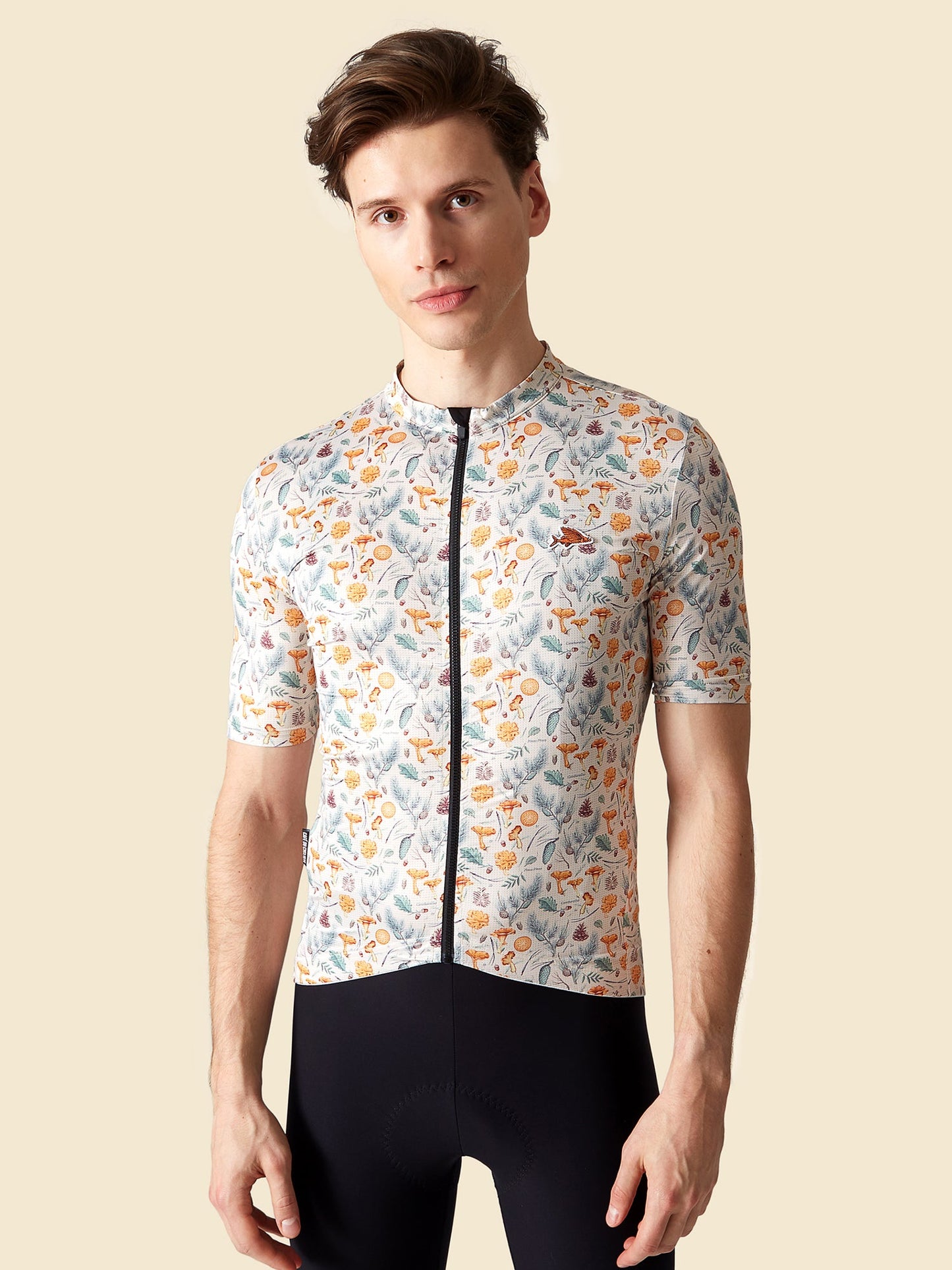 Men's Fleurette Jersey - Chanterelle Chalk
