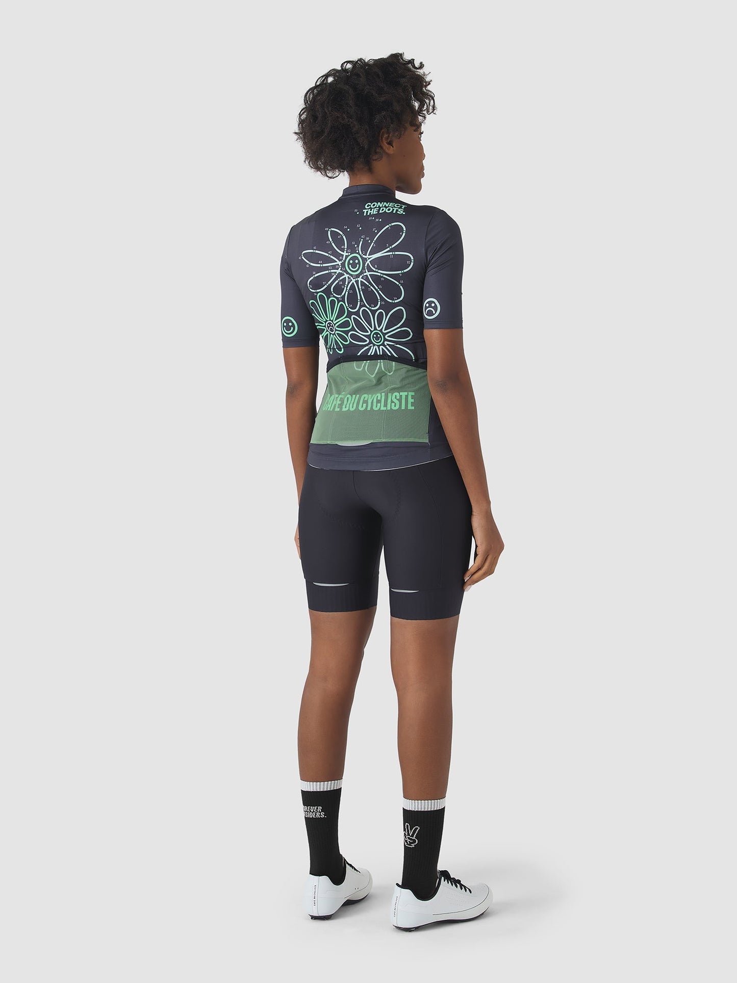 Women's Fleurette Jersey - Dots Anthracite