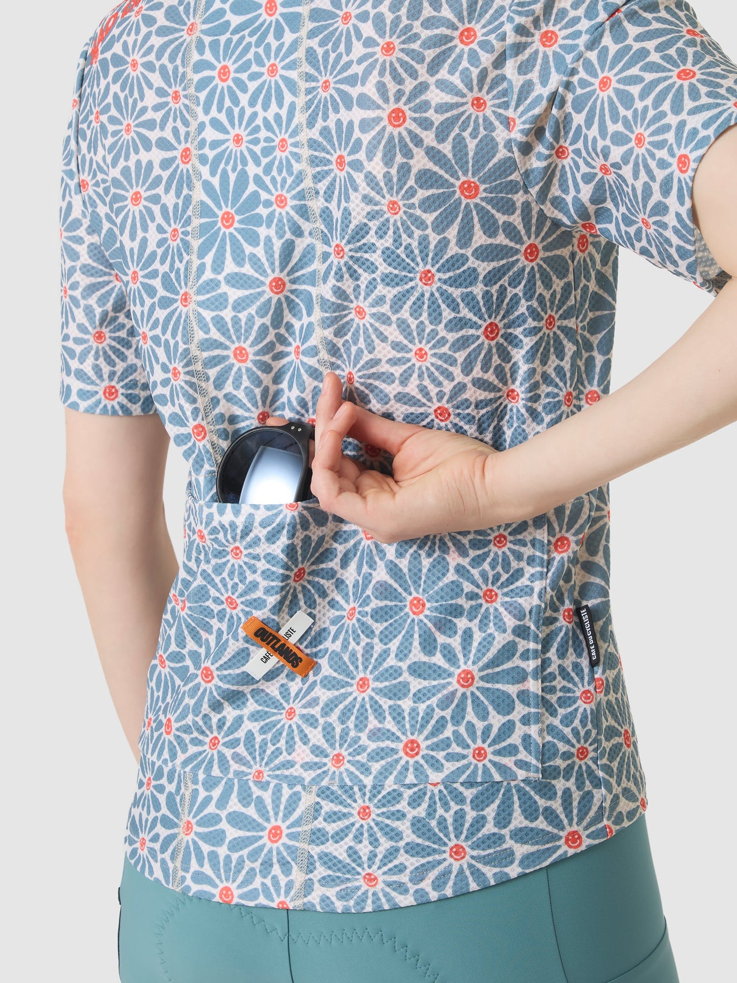 Claudine Shirt - Daisy Deep Water
