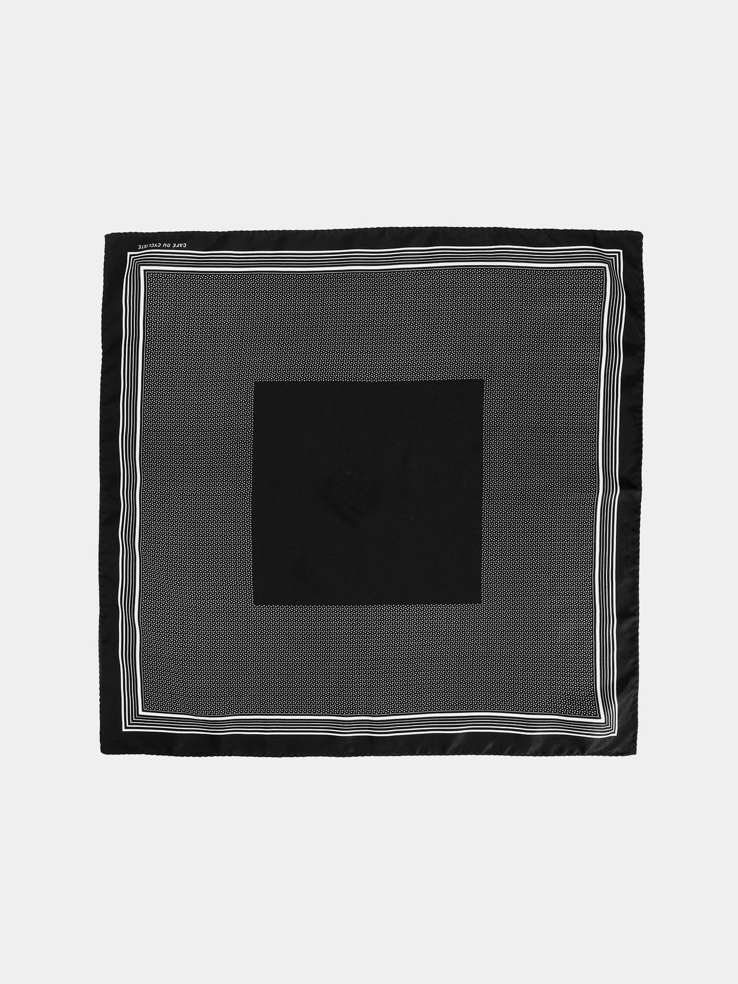 Carre de Soie Silk - Black