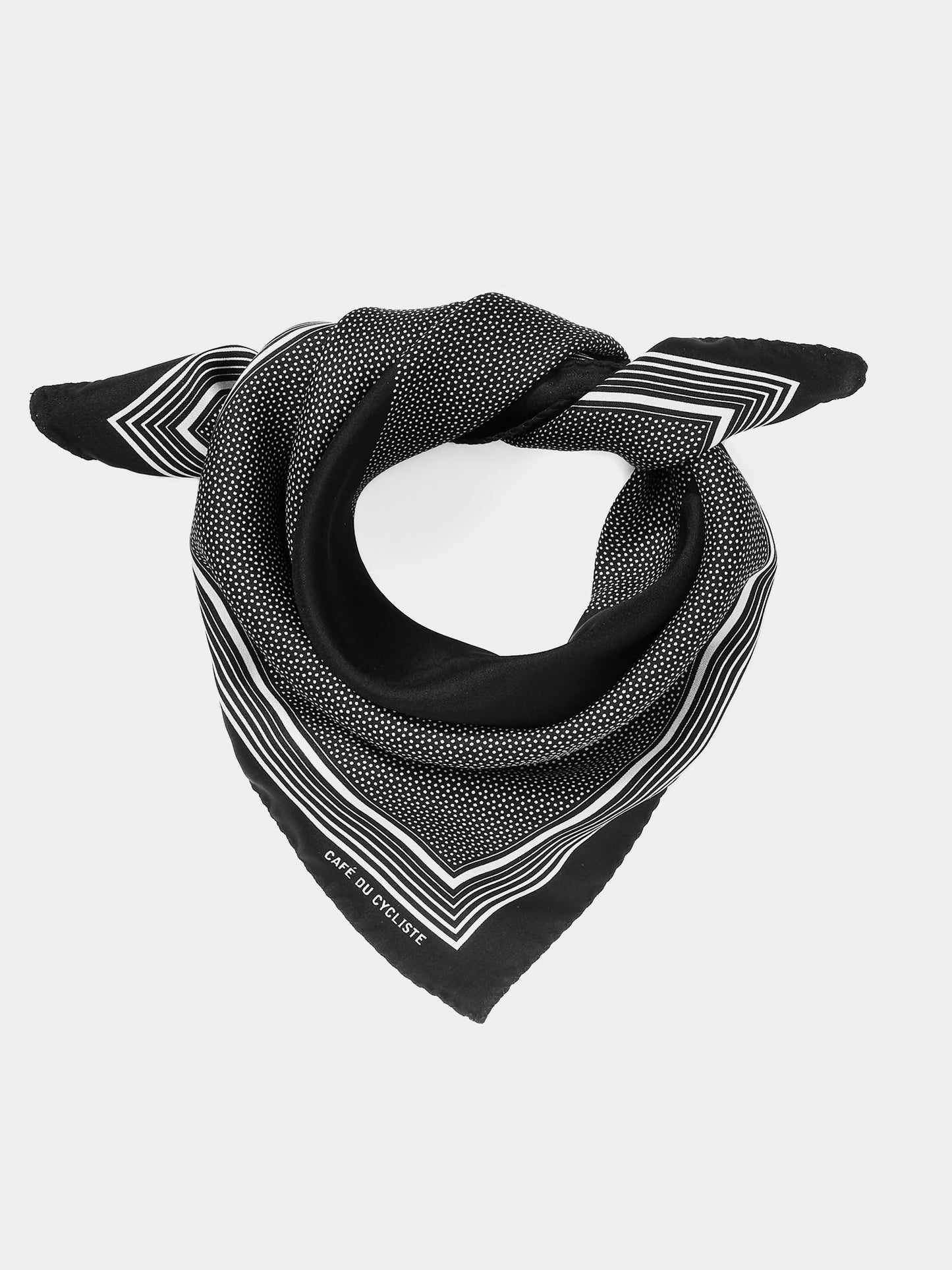 Carre de Soie Silk - Black