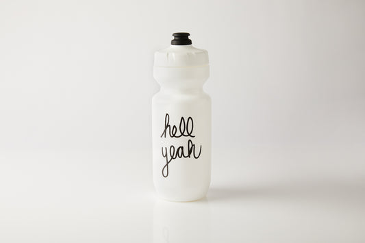 Hell Yeah Water Bottle - White