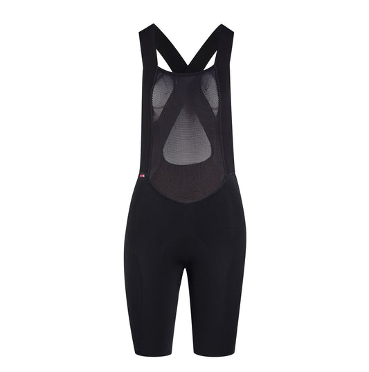Cassiopeia LUXE Bibs in black, the ultimate in comfort and performance for cycling enthusiasts.