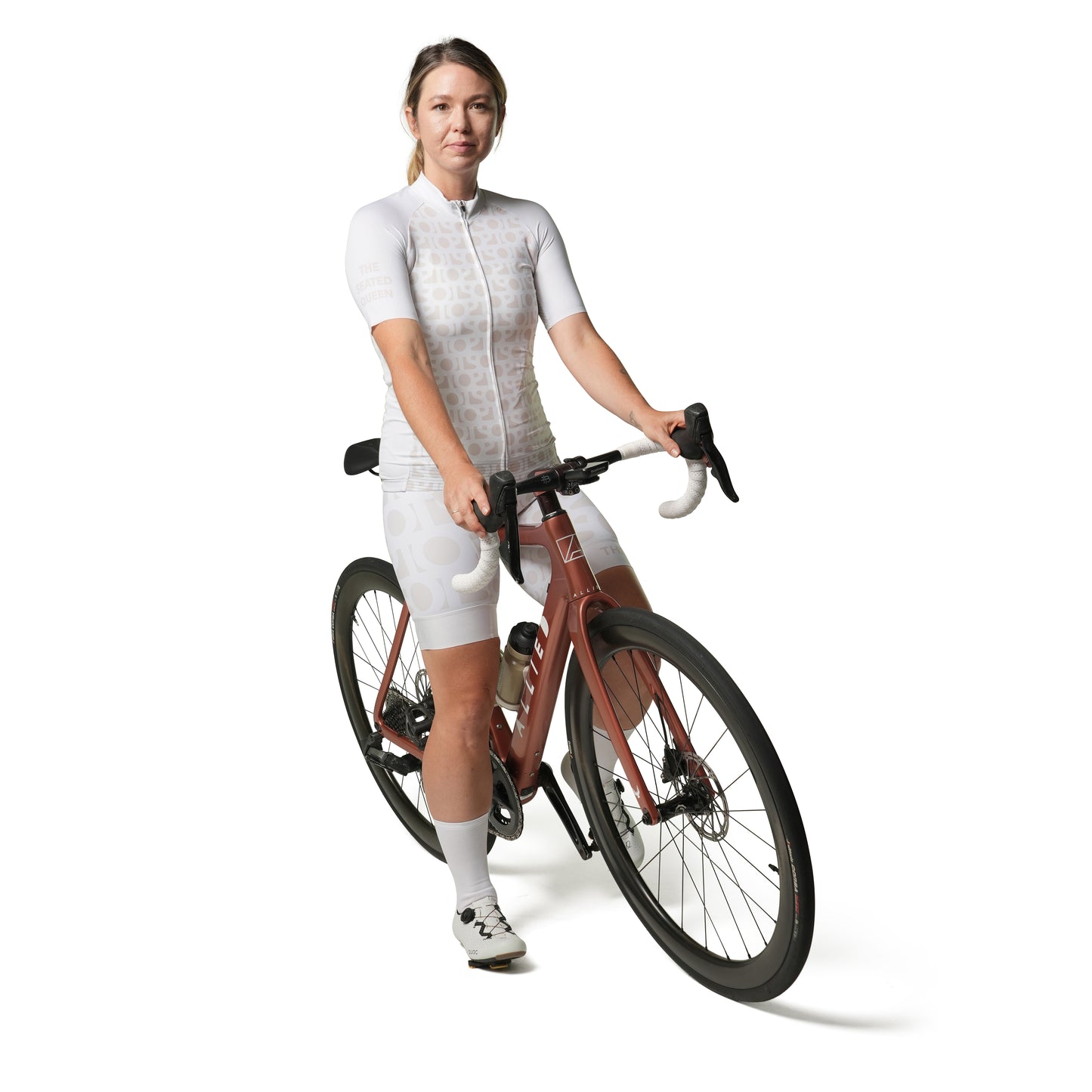Aristo SS Cycling Jersey - Monogram - Cream
