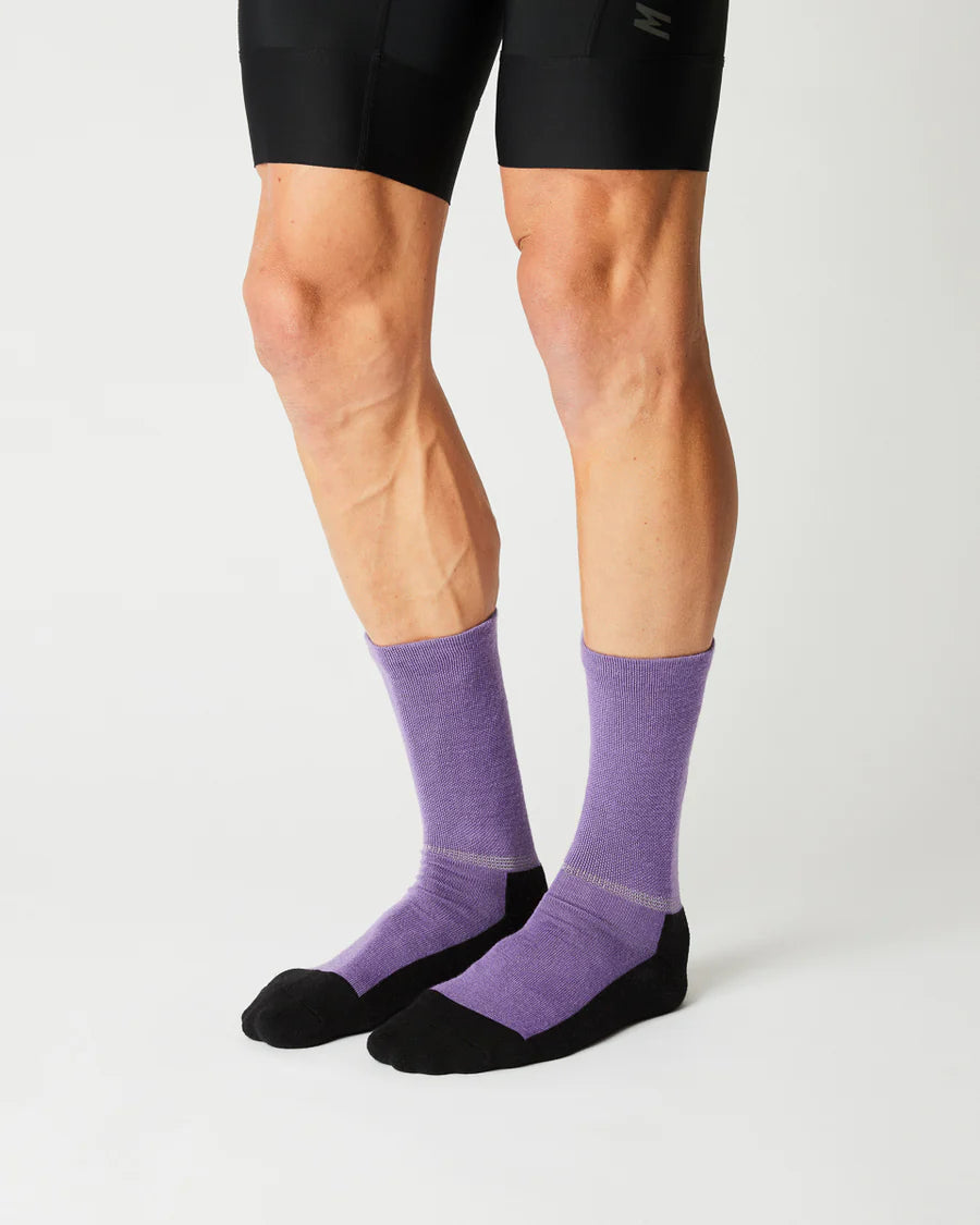 Merino Socks - Purple