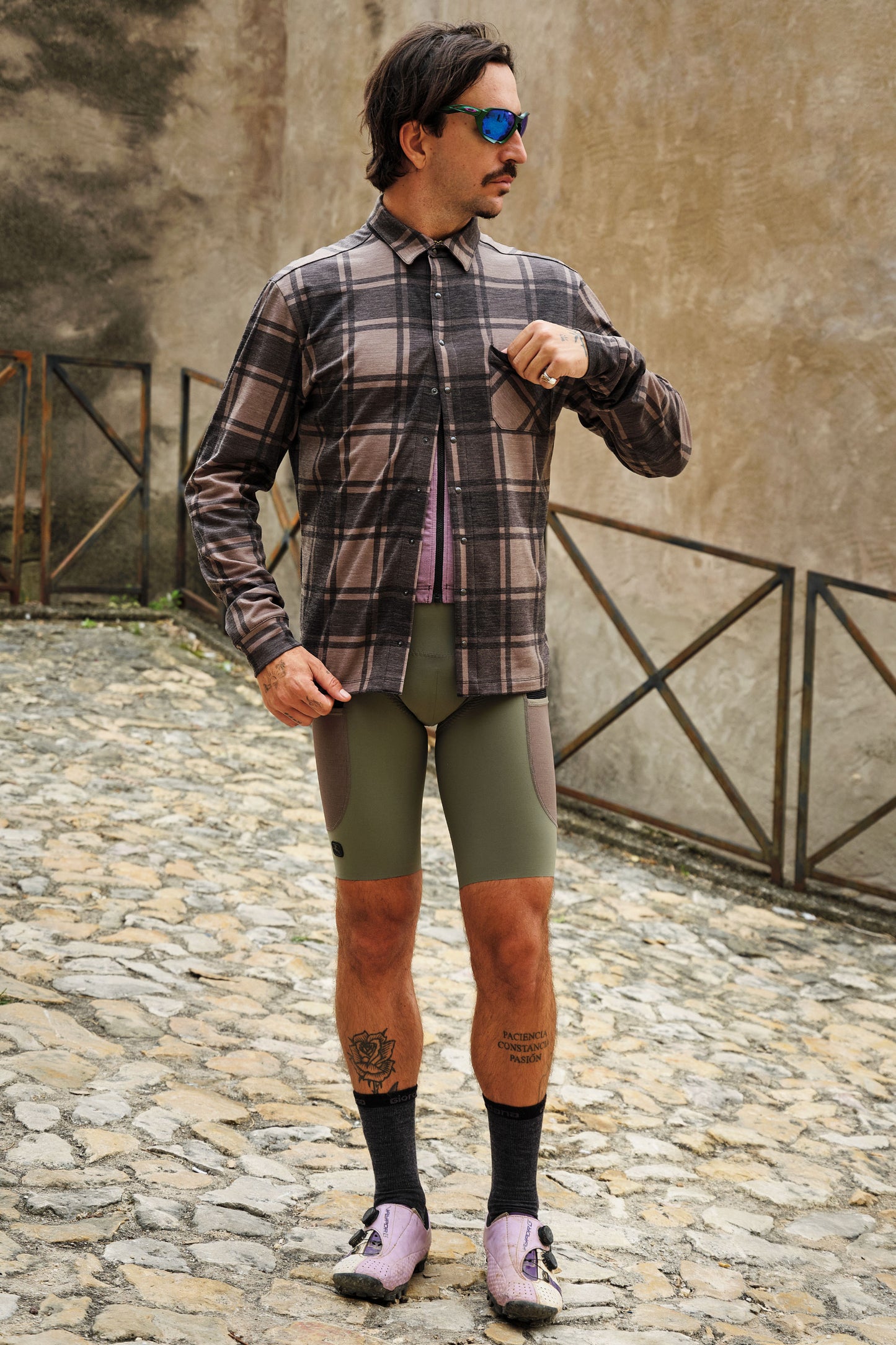 Cassiopeia Beyond Gravel shirt, a versatile piece for comfortable layering or wearing solo on cooler days.