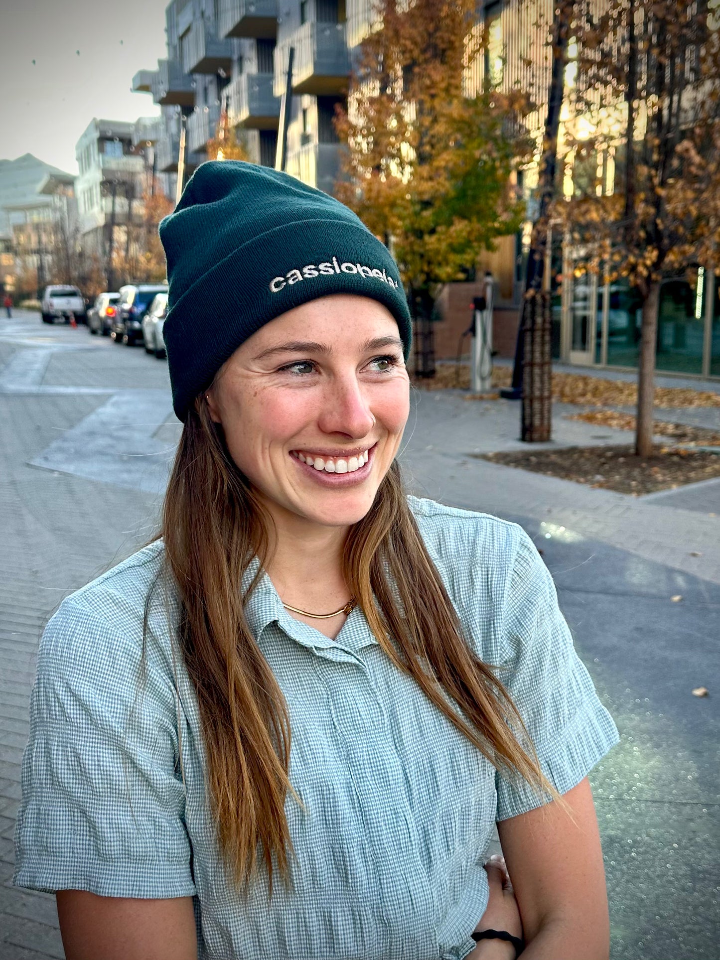 Cassiopeia Beanie - Cassiopeia Green