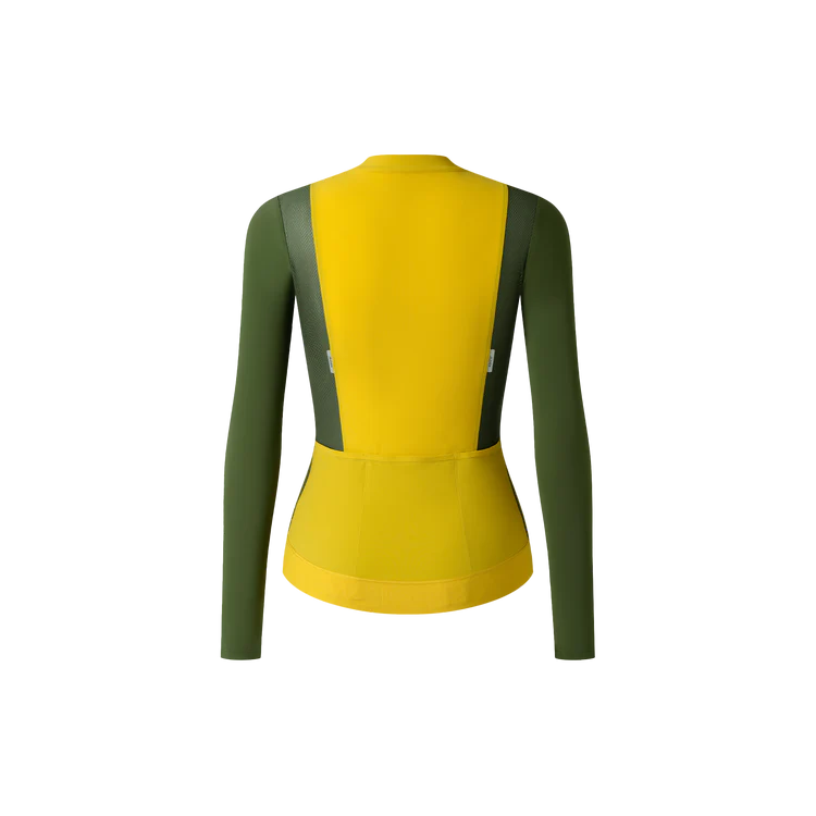 Hourglass Long Sleeve Jersey - Yellow available at Cassiopeia 2