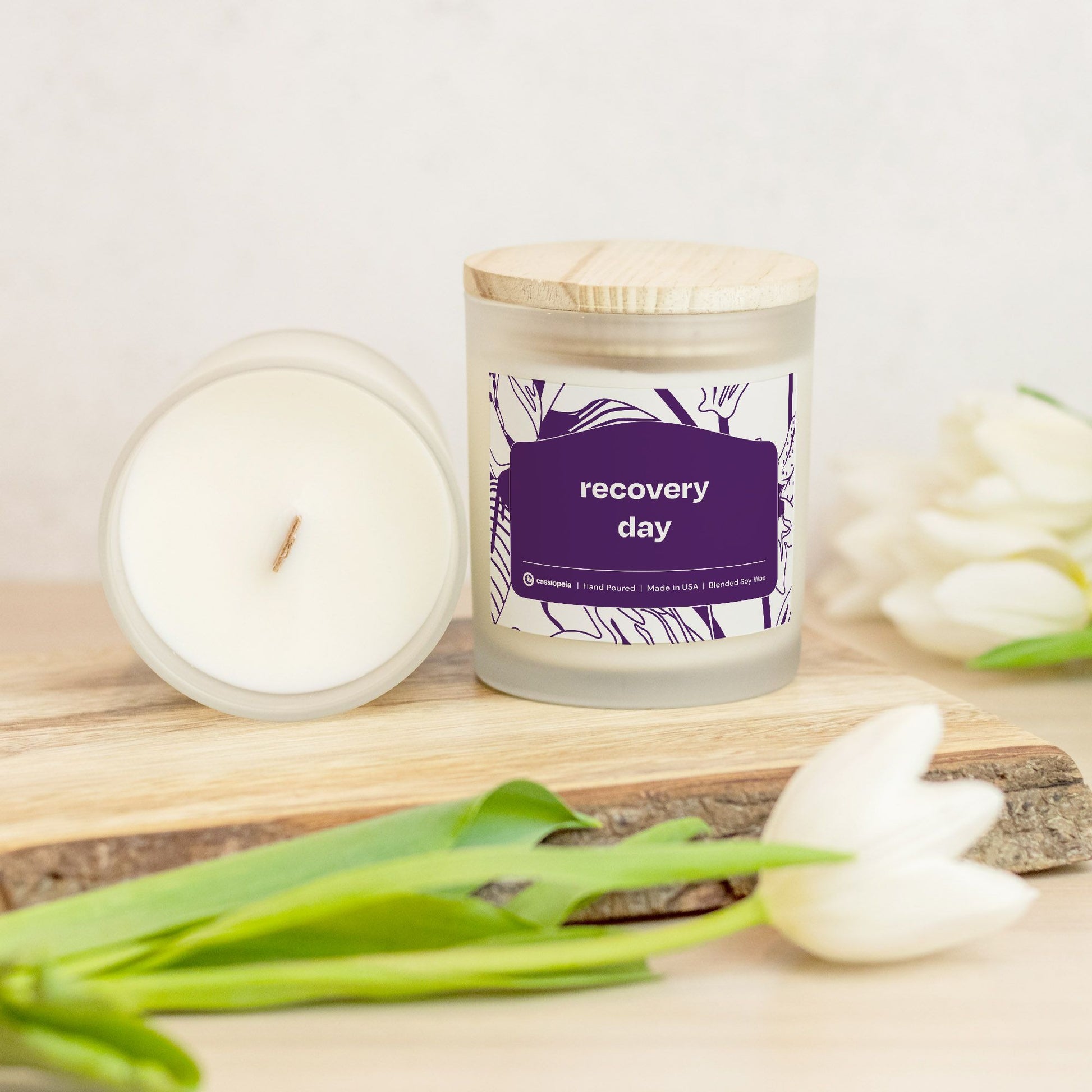 biodegradable, and natural recovery day candle