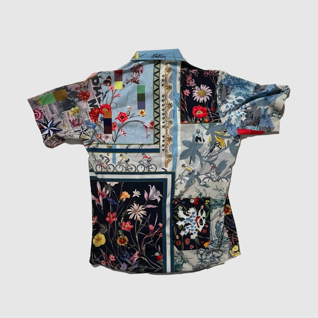 Ostroy’s Everything Bagel Resort Shirt provides extra airflow and comfort, crafted from Lycra for enhanced performance on hot days, available on Cassiopeia US.