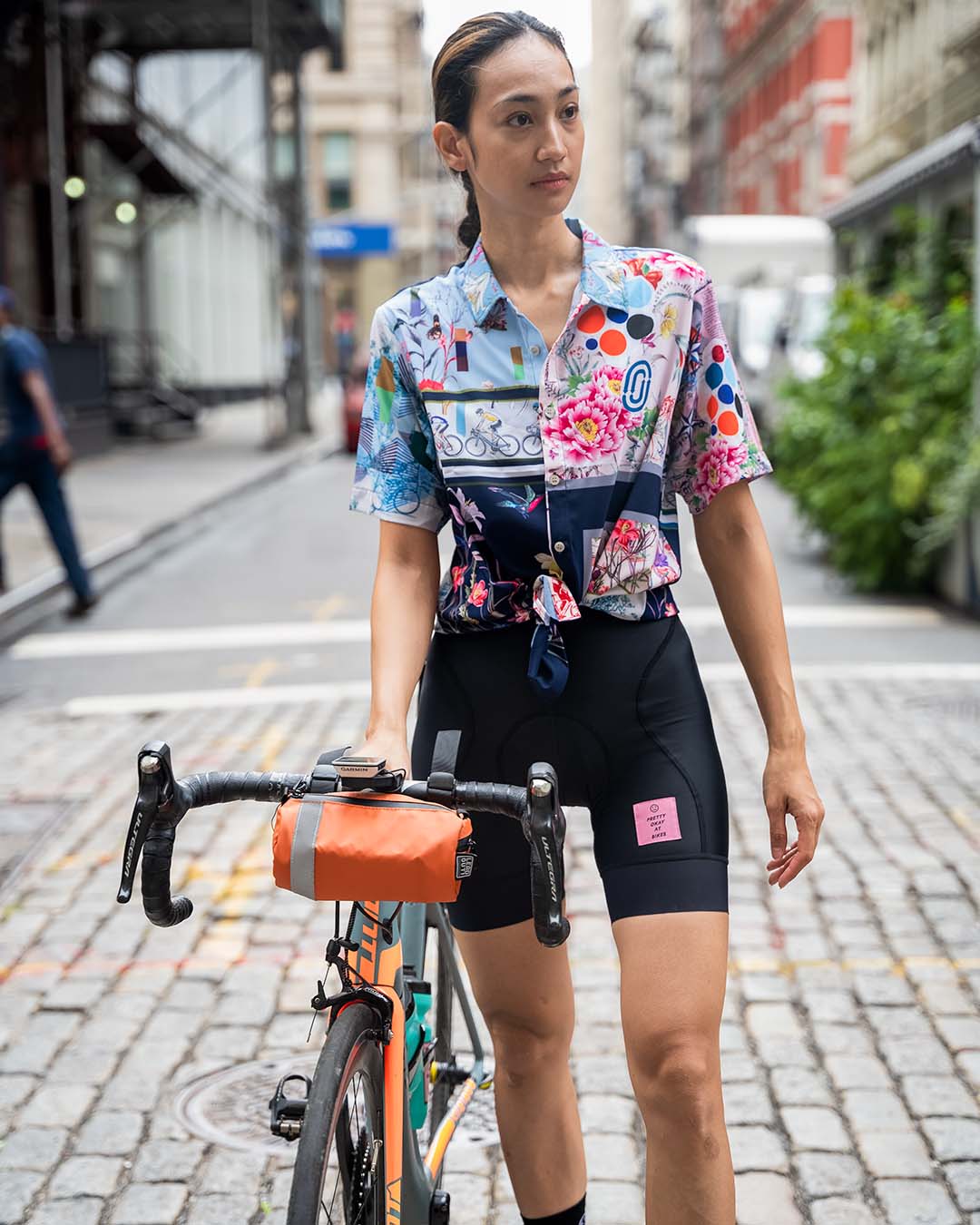 Stylish Ostroy Resort Shirt designed for men and women, blending art and functionality for cycling and casual outings, available on Cassiopeia US.