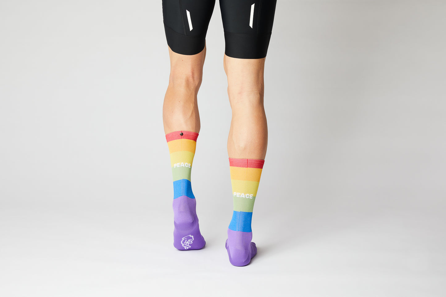 Cassiopeia unity-focused cycling socks, Ringlet pattern, triple-layer performance durability