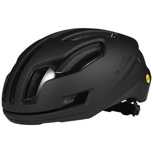 Falconer 2Vi Mips Helmet in Matte Black, designed for enhanced aerodynamics and performance.