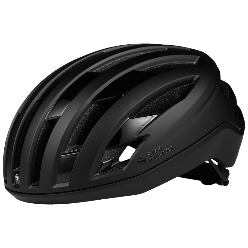 Fluxer Mips Helmet in Matte Black, designed for comfort during long rides and climbs.