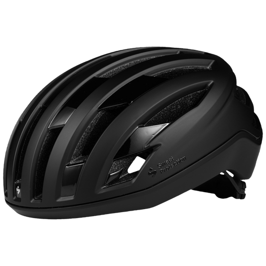 Fluxer Mips Helmet in Matte Black, designed for comfort during long rides and climbs.