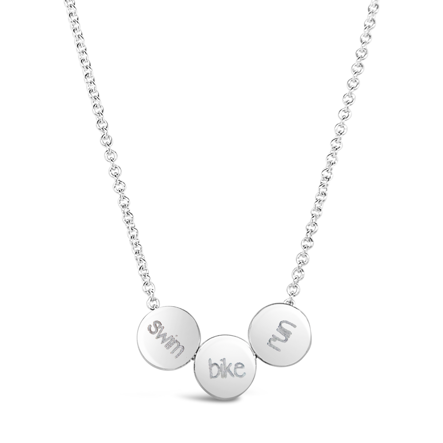 Classic cable chain can be worn 16" - 18"
Sterling Silver