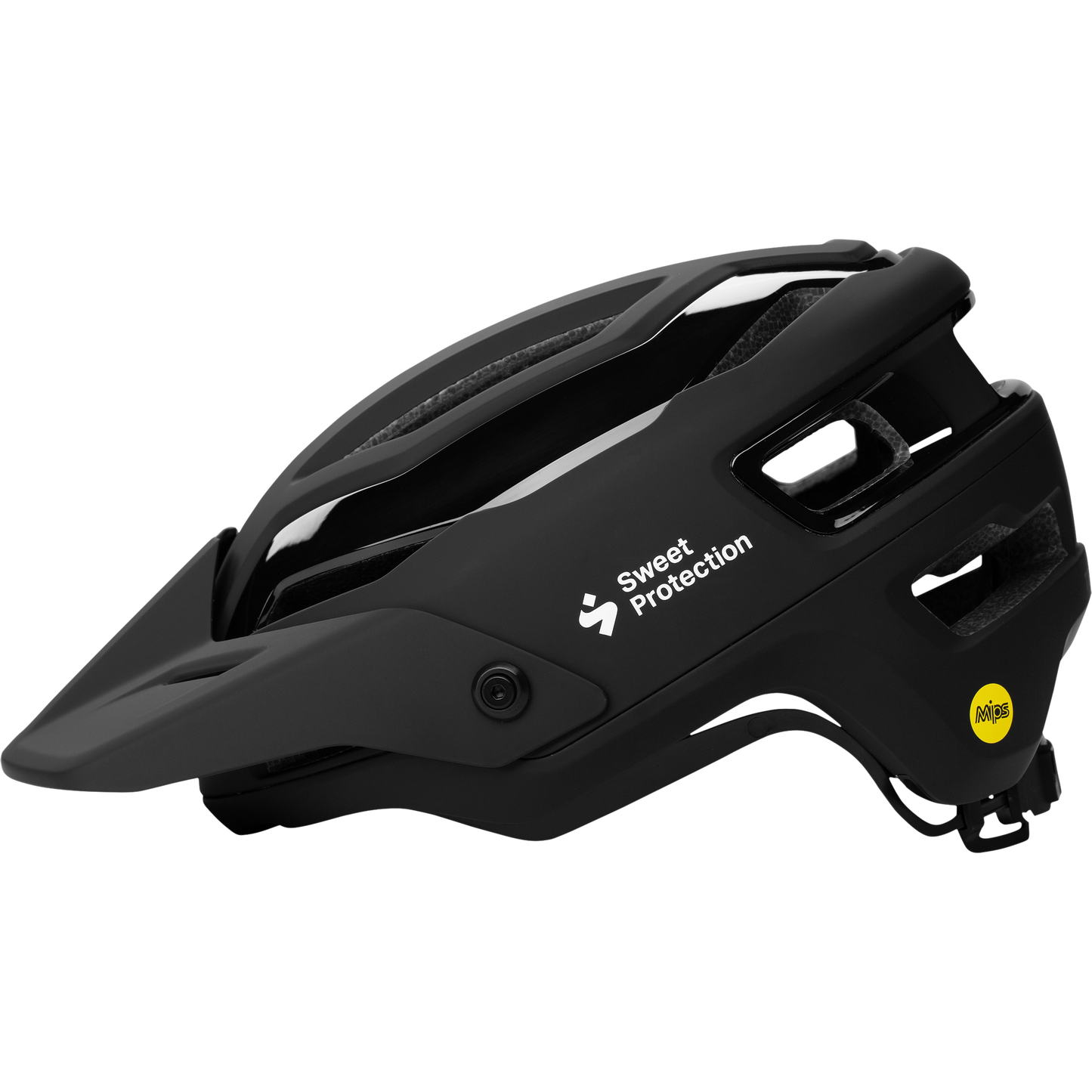 helmet with Adjustable visor designed for improved visibility, detaching easily upon impact for added safety on the trail.