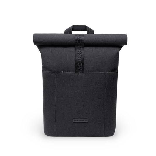 Cassiopeia Asphalt Black reflective backpack, recycled plastic bottle material, Phantom Series