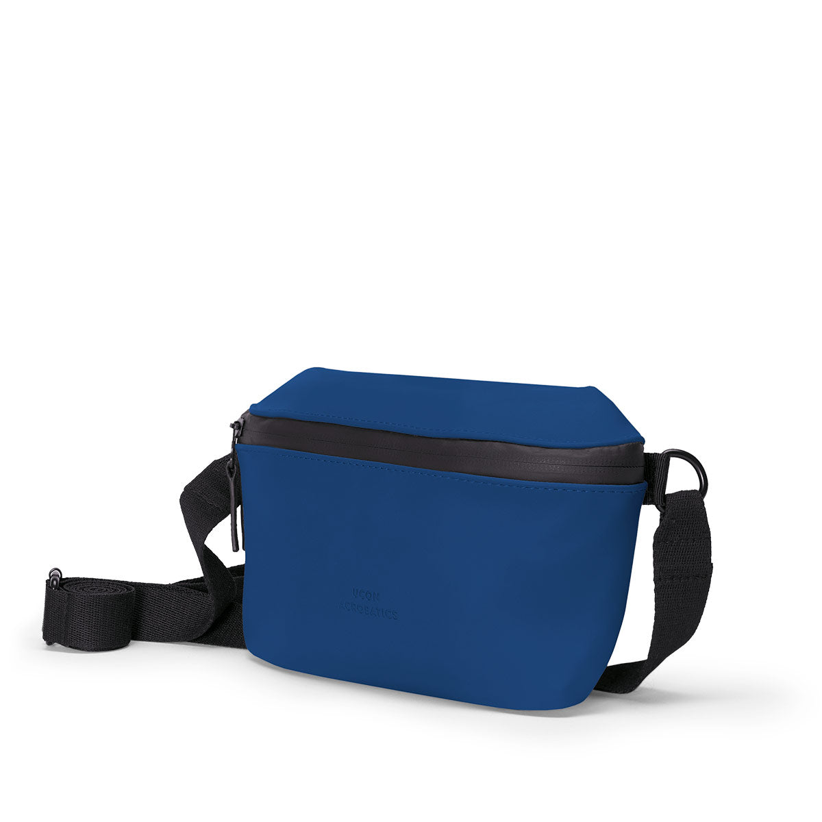 Jona Royal Blue crossbody bag, compact storage for tech essentials.