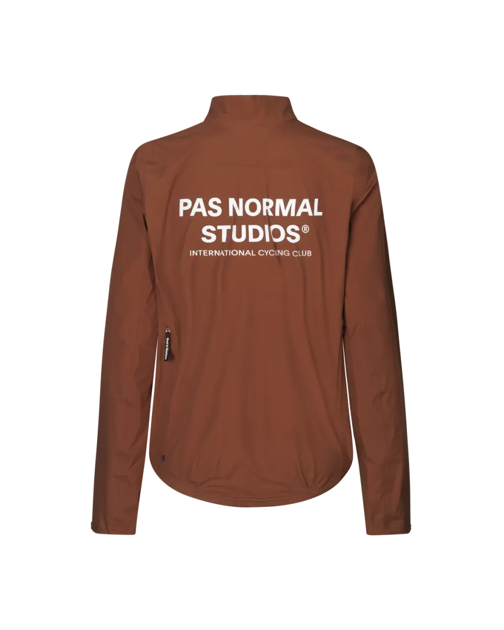 Back view of Women's Essential Shield Jacket Hazel, emphasizing lightweight and packable features by PAS Normal