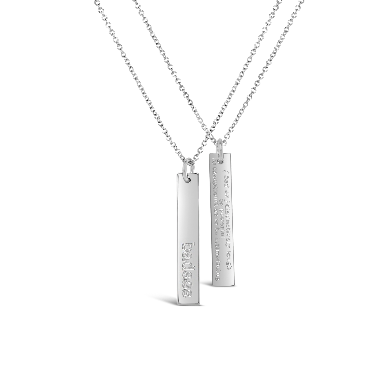 A Badass Defined Necklace - Silver