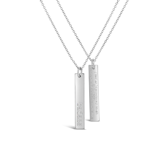 A Badass Defined Necklace - Silver