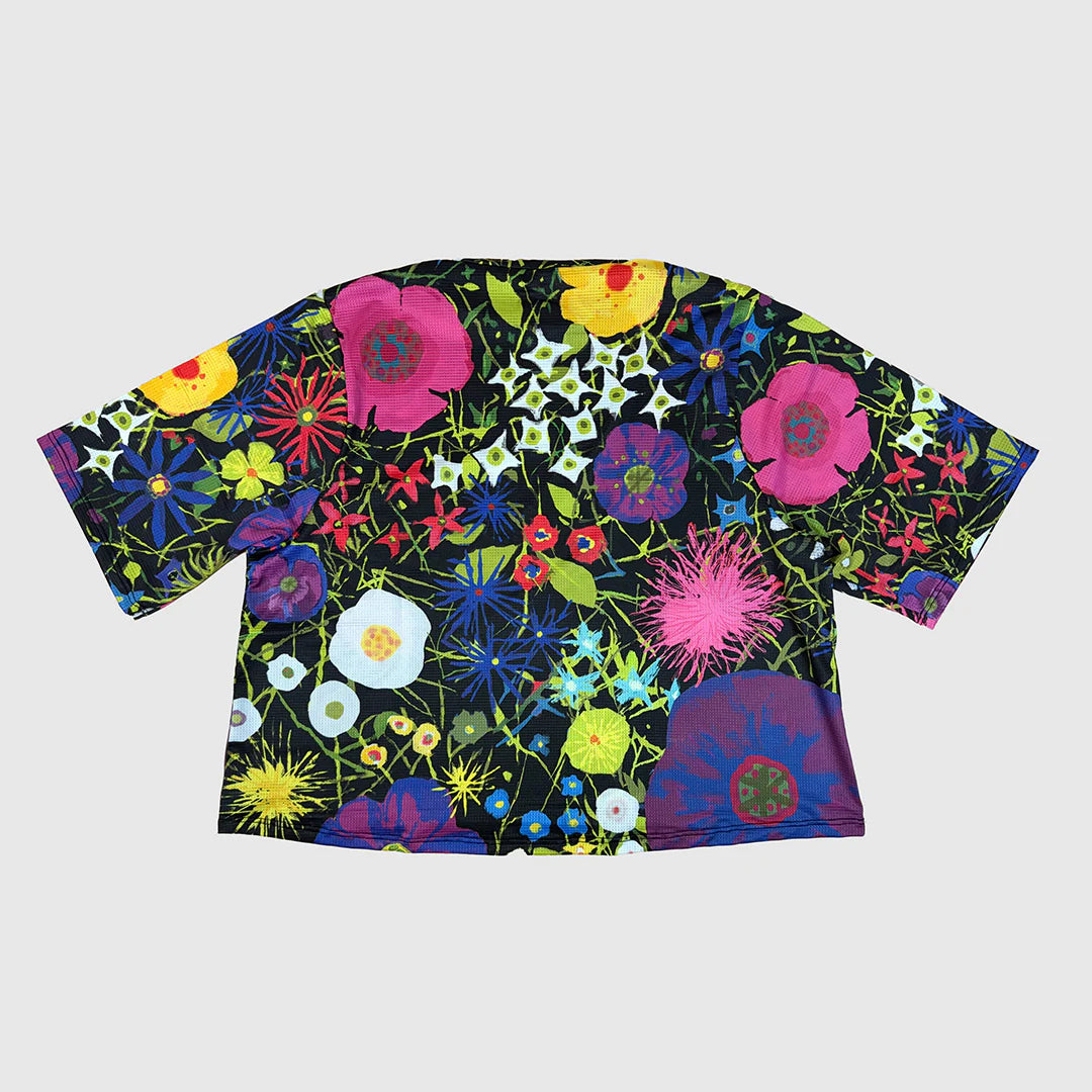 Crop Top - Fiori Notturni