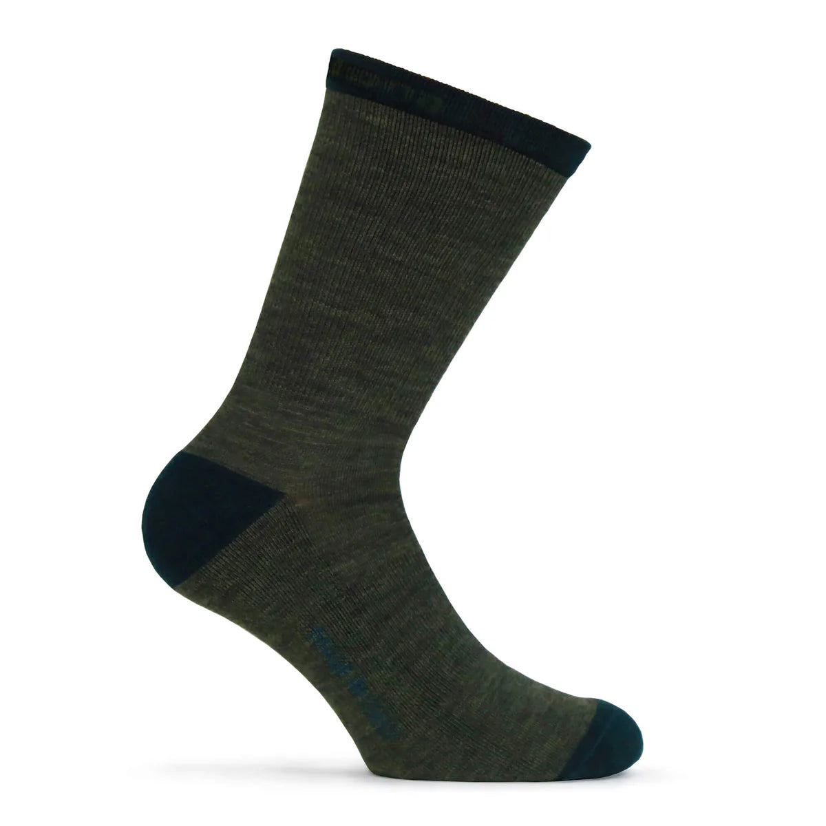 Merino Wool Tall Socks - Olive Green