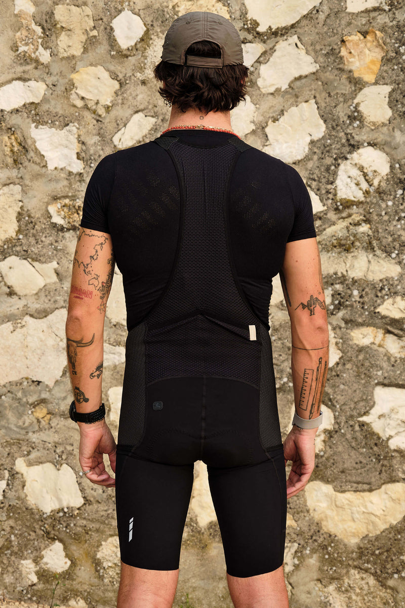 Men's Beyond Cargo Bib Shorts - Black