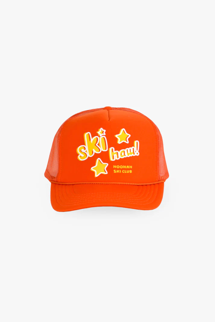 Ski-Haw Trucker Hat - Orange