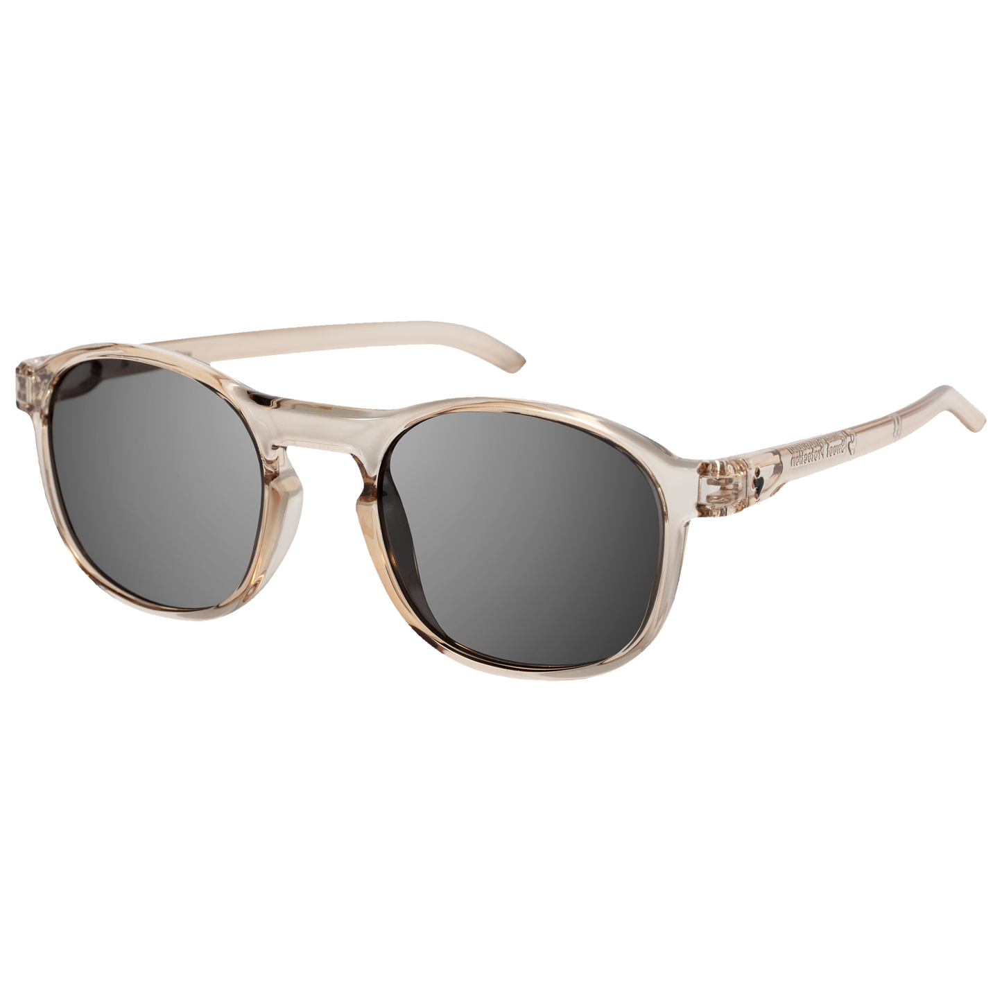 Heat Sunglasses - Front View - Obsidian Black/Gloss Crystal Tusken Frame