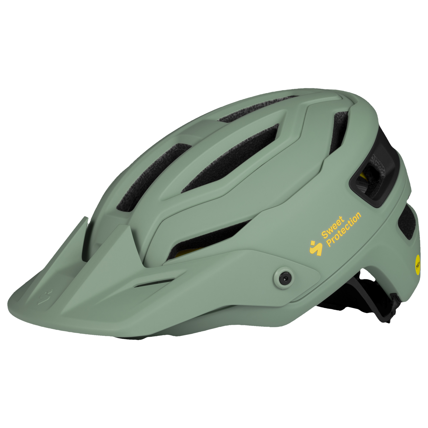 Willow green Trailblazer Mips helmet designed for mountain biking, combining style, comfort, and robust safety features.