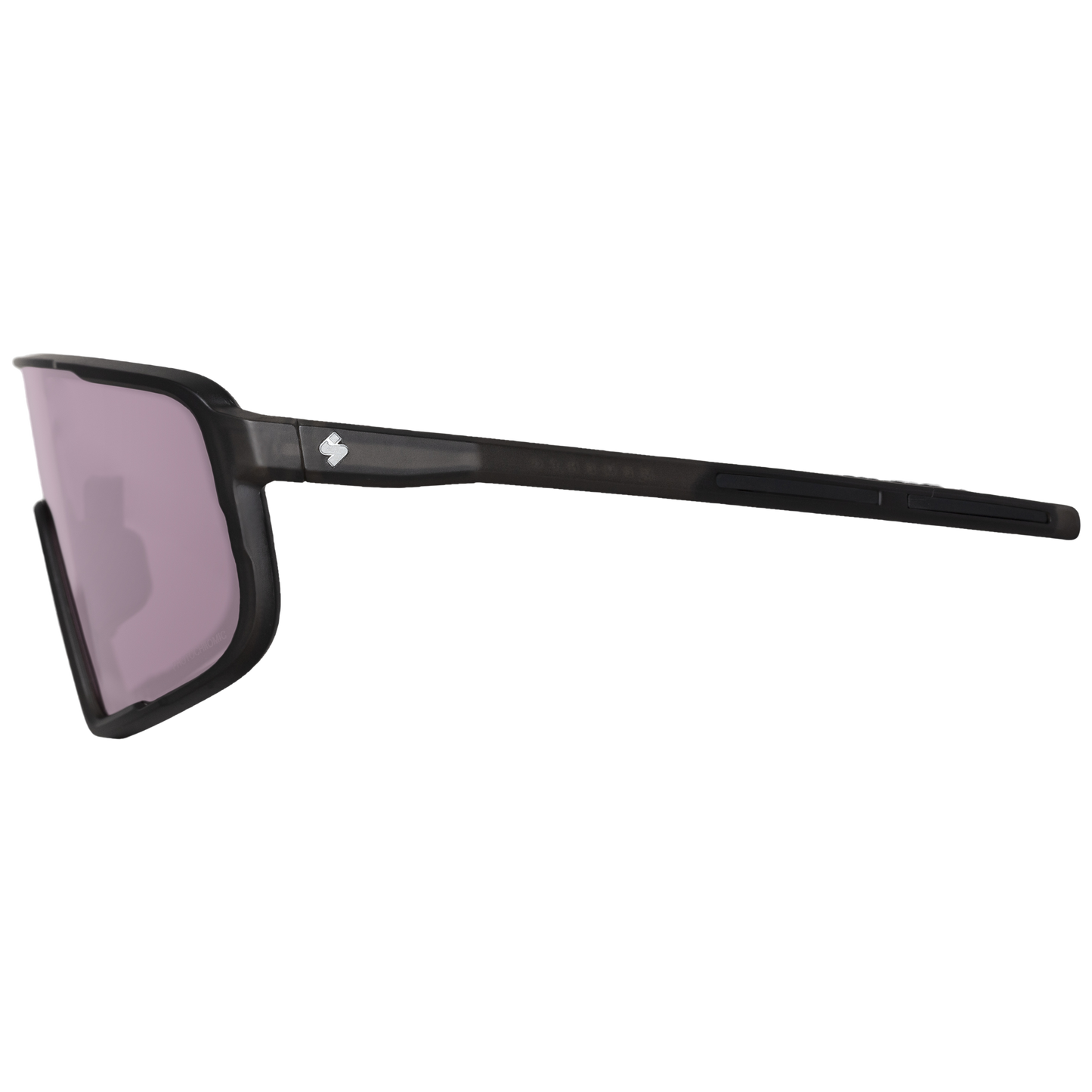 Side profile of Memento sunglasses with TPR inserts for added comfort and secure fit.