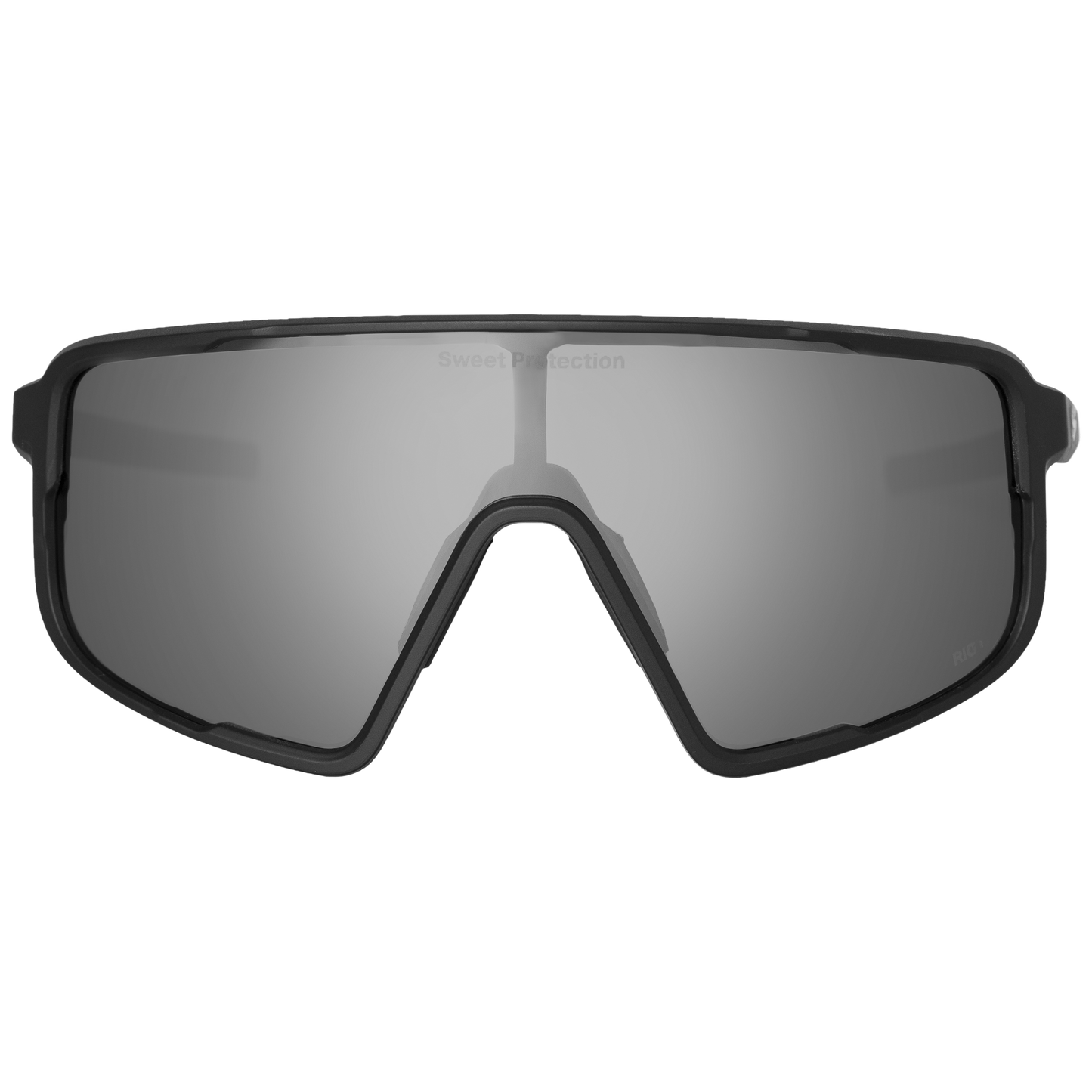 Front view showing the large cylindrical lens and modern design of Memento sunglasses.