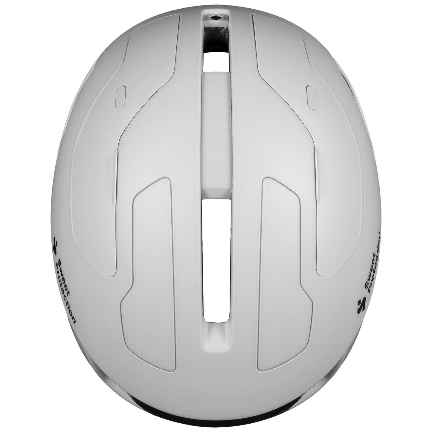 upper view of the Bronco White Falconer Aero 2Vi®, highlighting its lightweight construction and ventilation system.