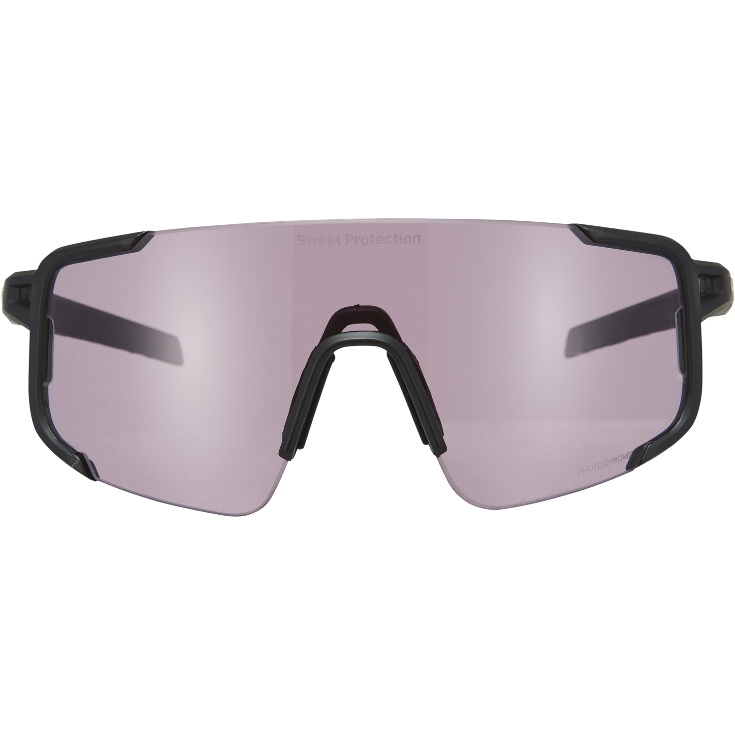 Front view showcasing the semi-frameless design and wider field of vision of Ronin sunglasses.