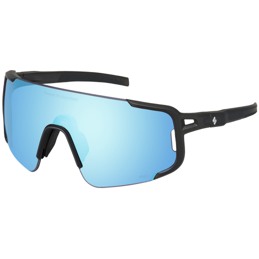 Ronin sport performance sunglasses in aquamarine and matte crystal black for high-intensity use.