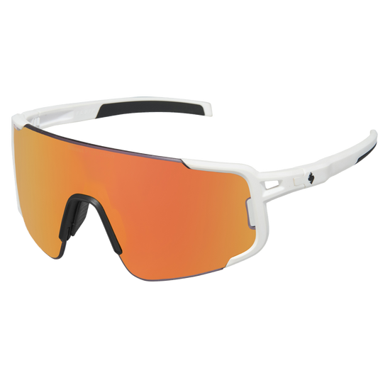 Ronin sport performance sunglasses in topaz and matte white for high-intensity sport activities.