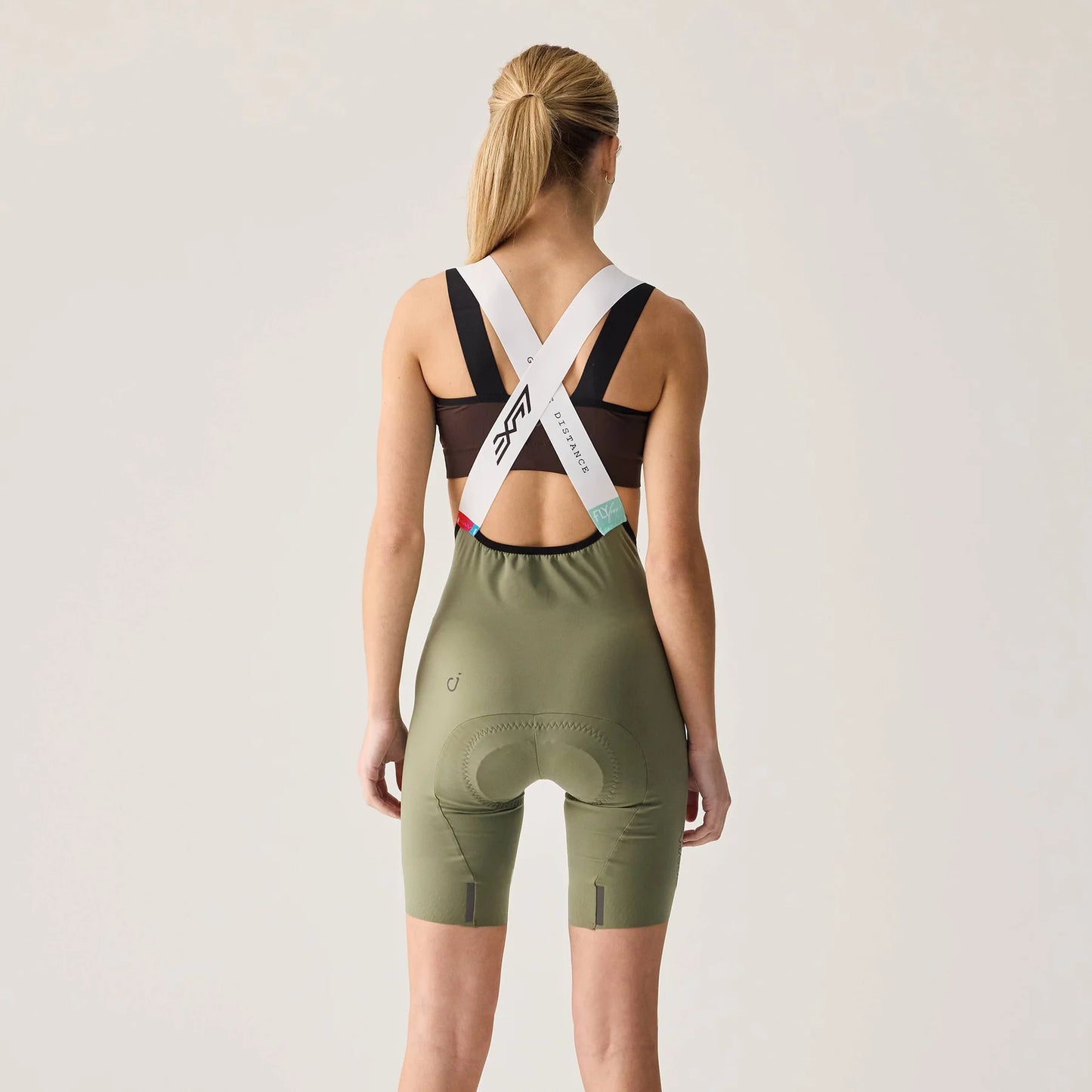 Women's LUXE Bib Short (Shorter Inseam)- Deep Lichen