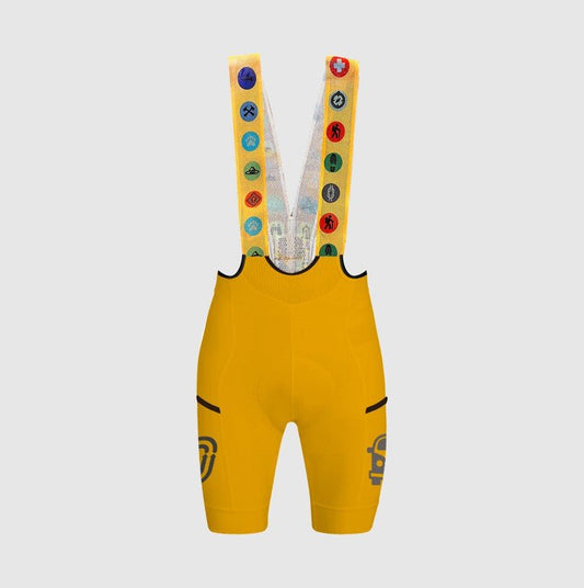 Cassiopeia Curry Camper Cargo Bibs, 4XL adventure-ready pockets, breathable cycling design